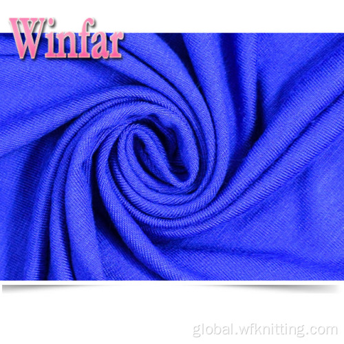 Rayon Viscose Fabric Solid Dye Single Jersey Elastane Viscose Fabric Supplier